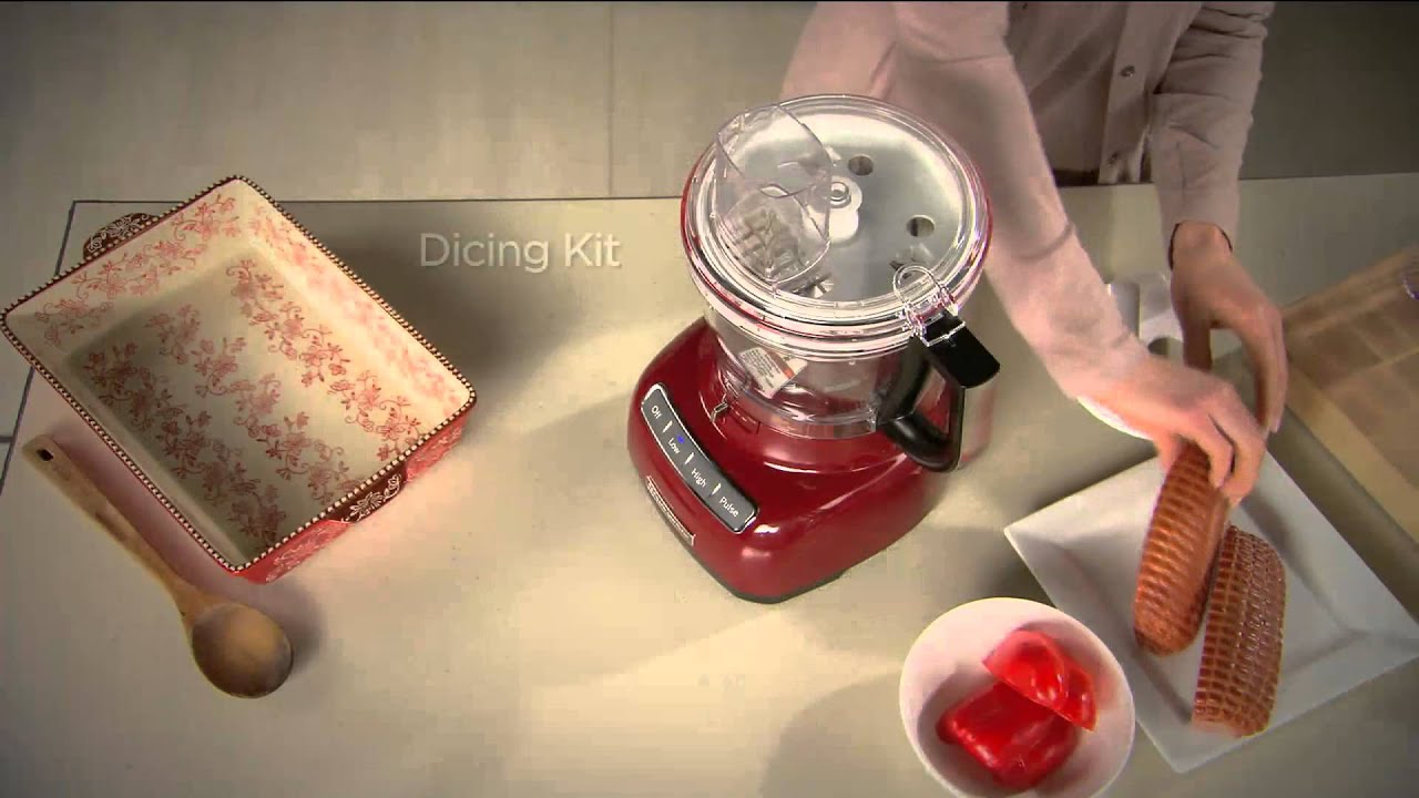 KitchenAid 13-Cup Food Processor w/ Dicing Kit & Exact Slice with Amy Stran