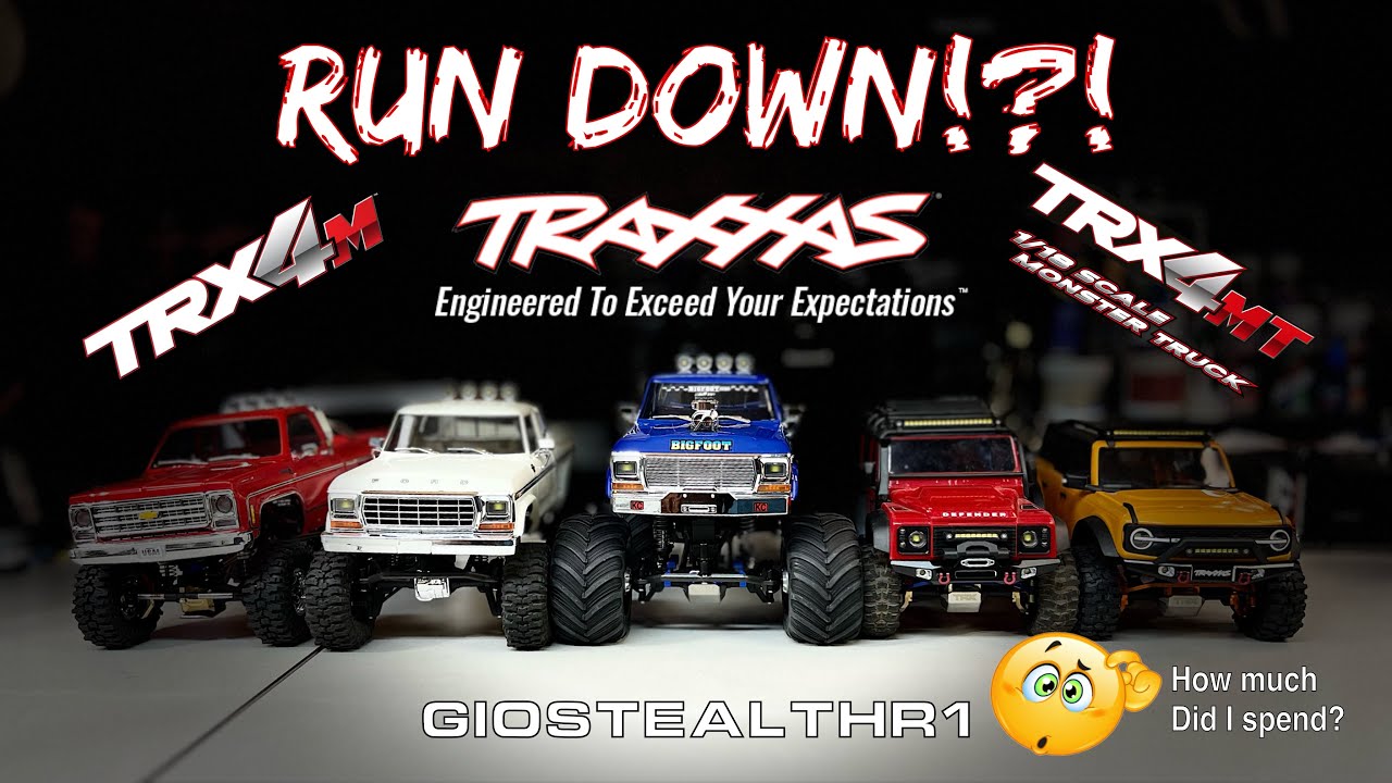 Traxxas TRX4M / TRX4MT Custom Part list Rundown / Bronco / defender / k10 / f150 / Bigfoot