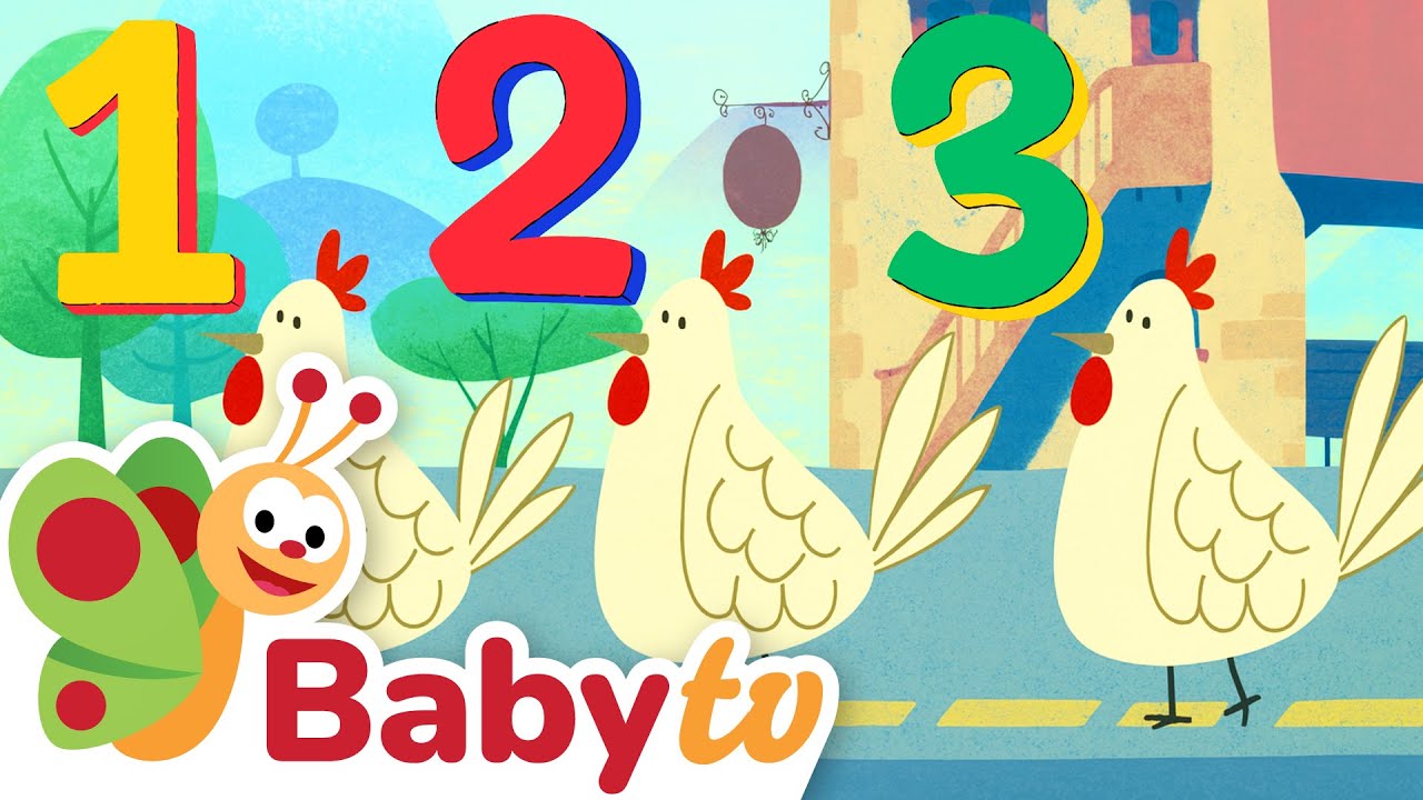 Costume de danse | Le Train des Animaux | Les chiffres pour enfants @BabyTVFR