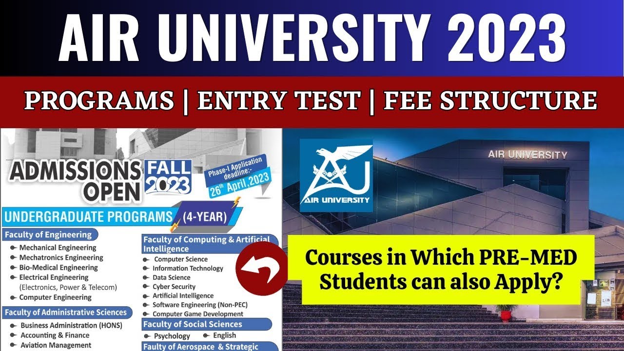 how apply for air university|air university admission 2023|Air University online application process