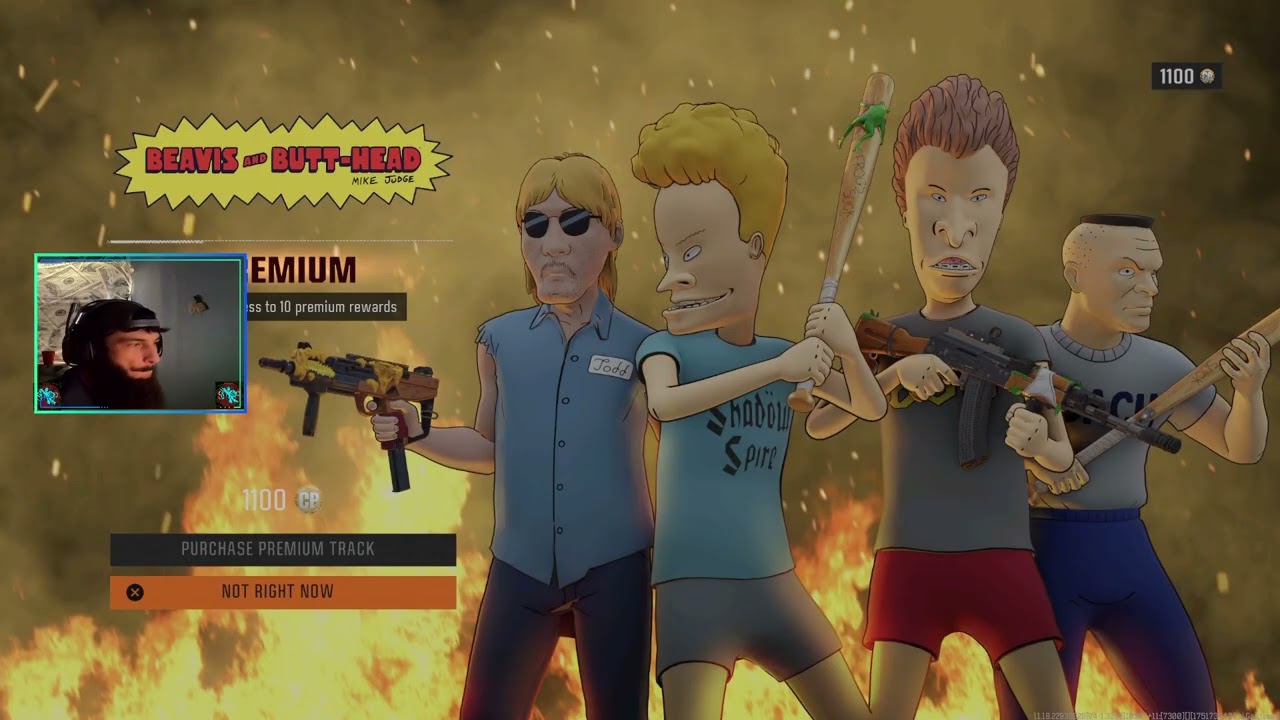 COD x Beavis & Butt-Head: 1st Time Since OPEN BETA