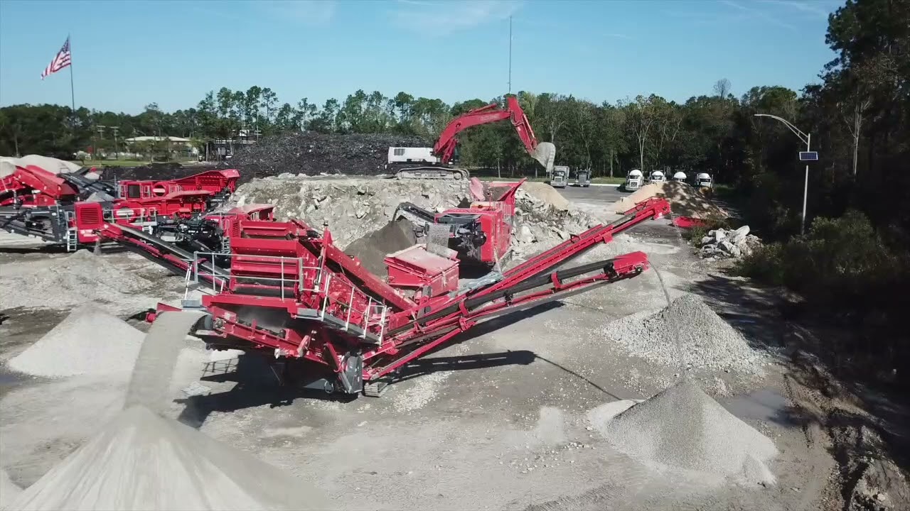 Terex Finlay I 140 Impactor & 684 screen Concrete recycling