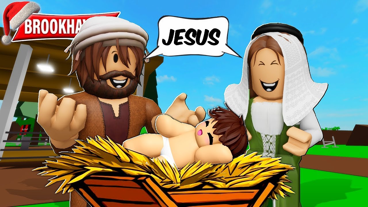 A VERDADEIRA HISTÓRIA DO NATAL - ESPECIAL de NATAL | Historinha Bíblica no ROBLOX | Brookhaven RP🏡