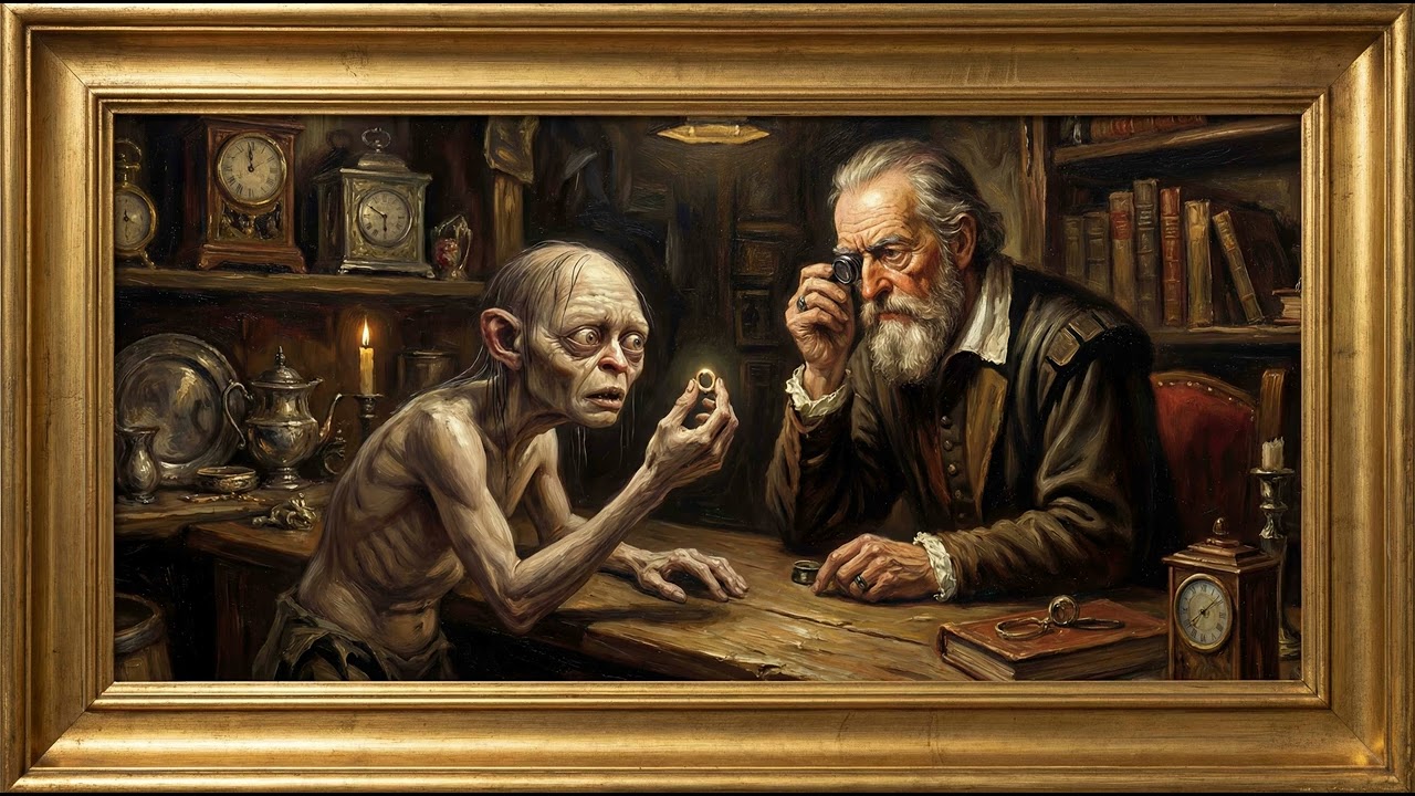Gollum's Pawn Shop | 8-Hour 4K After the Credits Art | Frame TV Screensaver