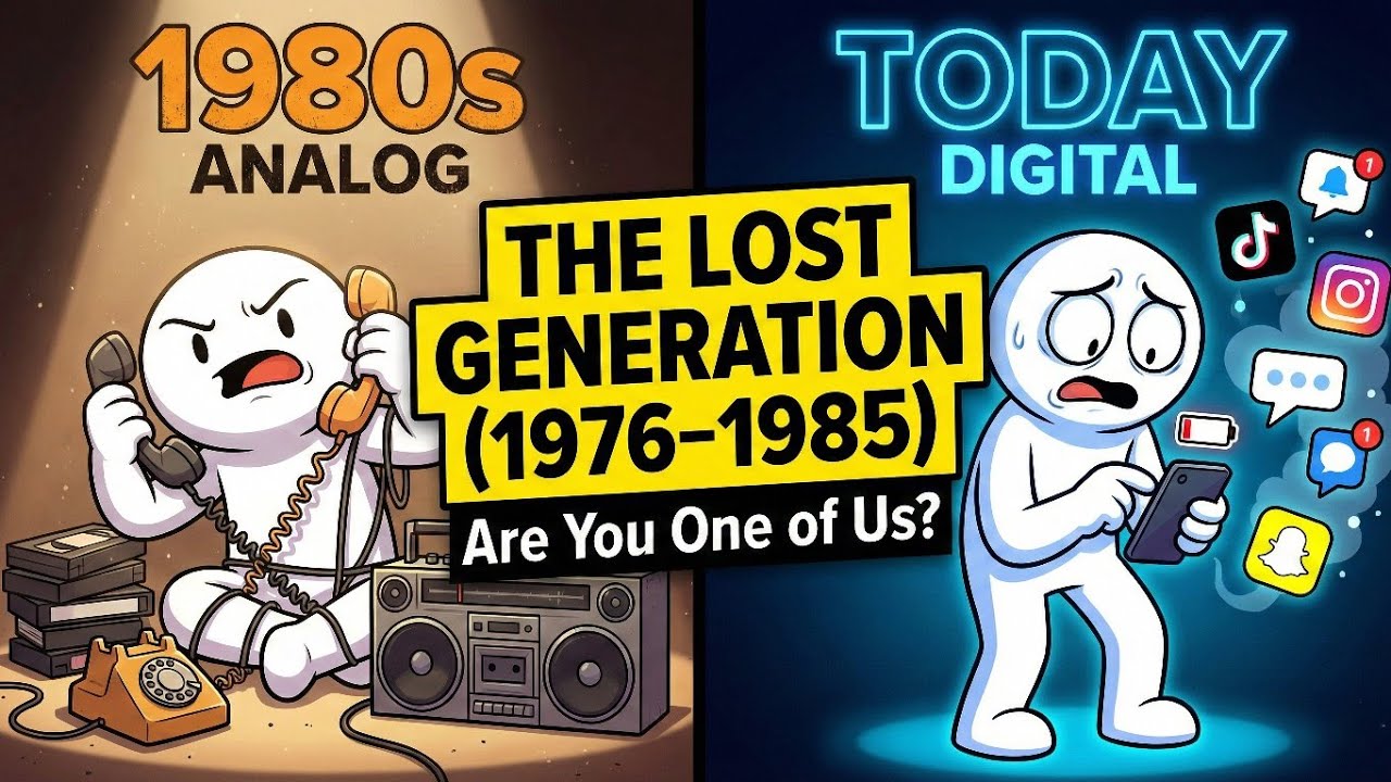 Psychology of Xennials (1976-1985) | Psychology Explained In 7 Minutes 25 Second 