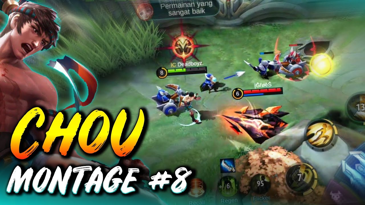 CHOU MONTAGE #8 | HOKI OR PRO ?? - MOBILE LEGENDS