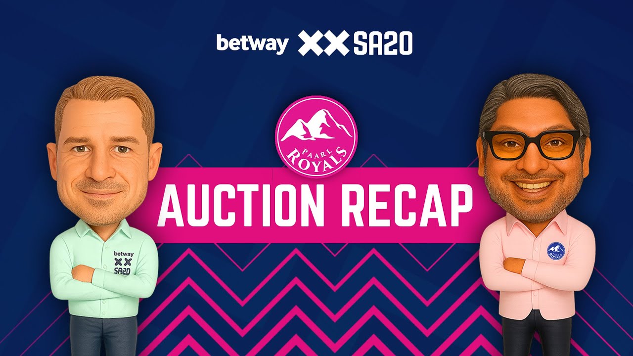 Paarl Royals Auction recap with Dale Steyn and Kumar Sangakkara | Betway SA20