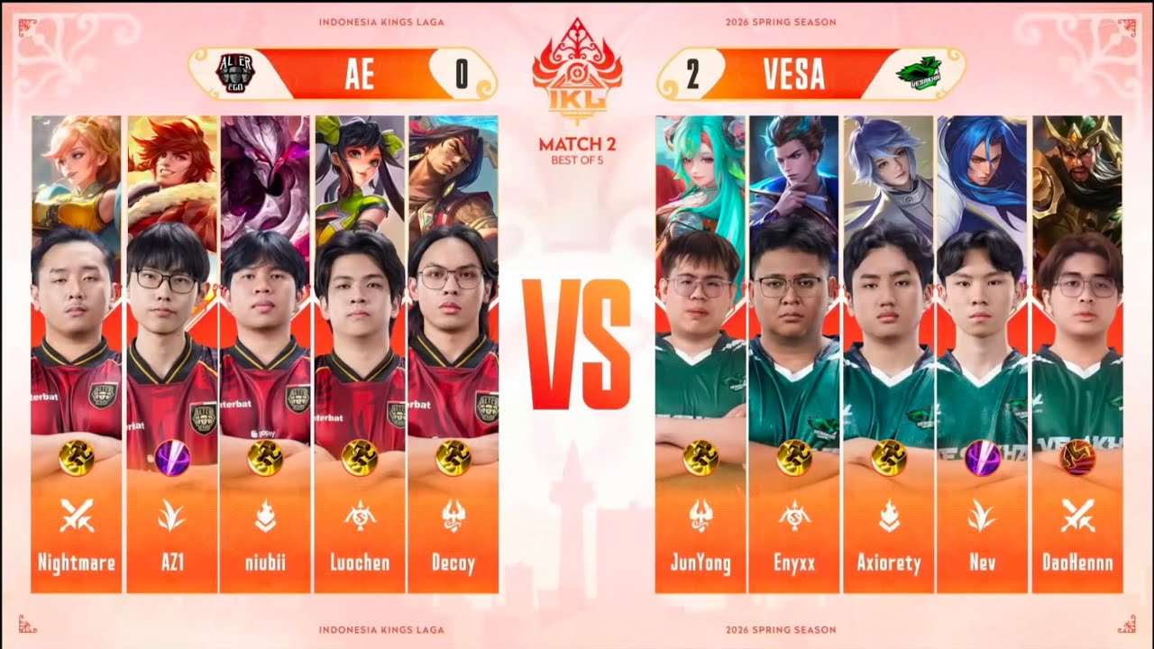 [Regular Season] Vesakha vs Alter Ego | Game 3 | #iklspring2026 #semuabisa 