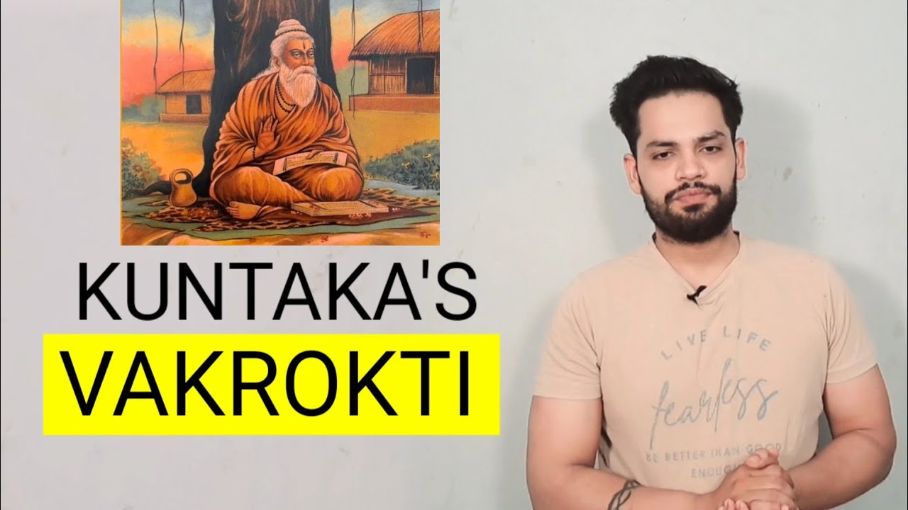 Vakrokti siddhant Kuntaka Indian Aesthetics in hindi