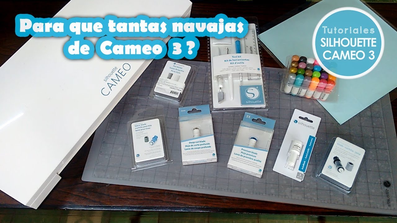 Accesorios Silhouette Cameo 3 para que sirven cada uno