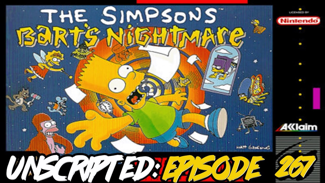 Unscripted Episode 267: The Simpsons: Bart's Nightmare (SNES)