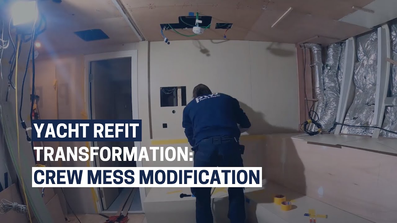 Yacht Refit Transformation: Crew Mess Modification | ptw Shipyard