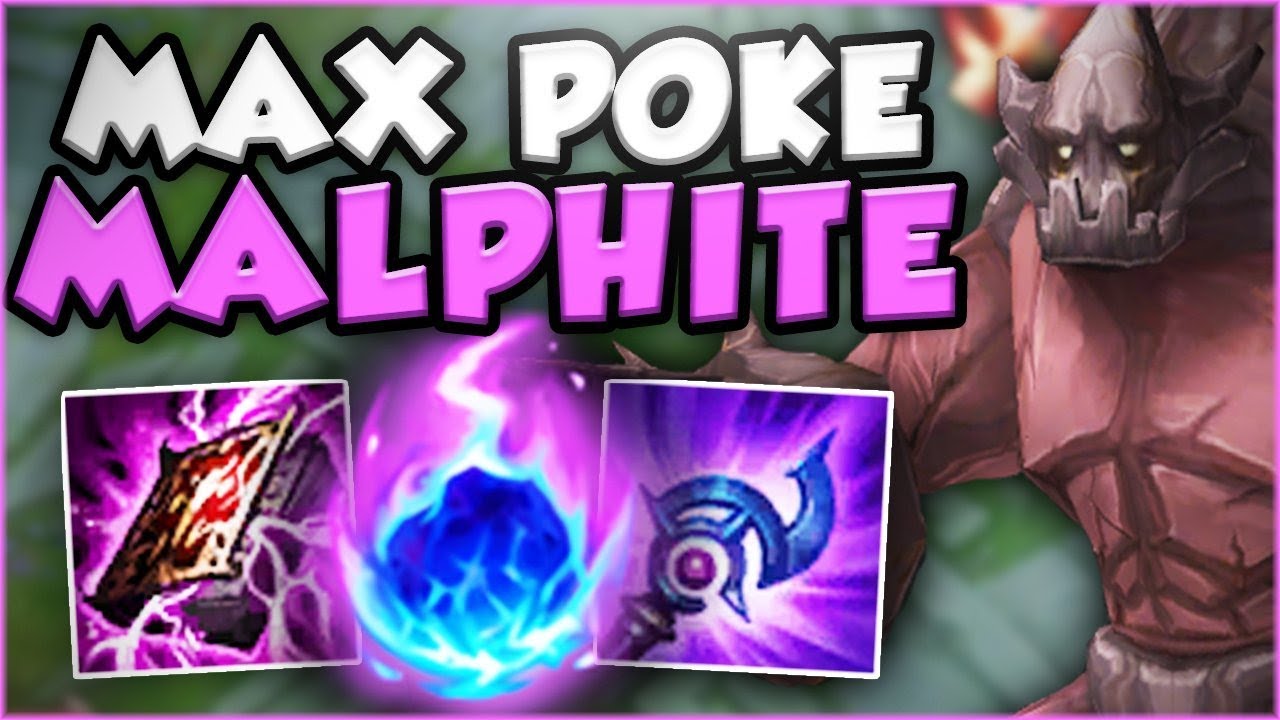 WTF?? 1 MALPHITE Q DOES 50% OF ENEMY'S HP?? NEW MALPHITE TOP SEASON 8 GAMEPLAY! - League of Legends
