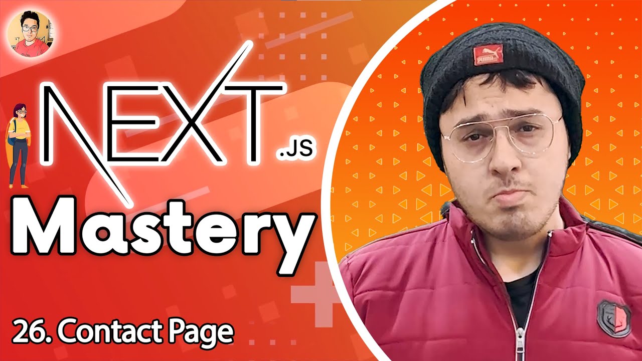 Designing the /contact FrontEnd Page | NextJs Tutorial for Beginners #26