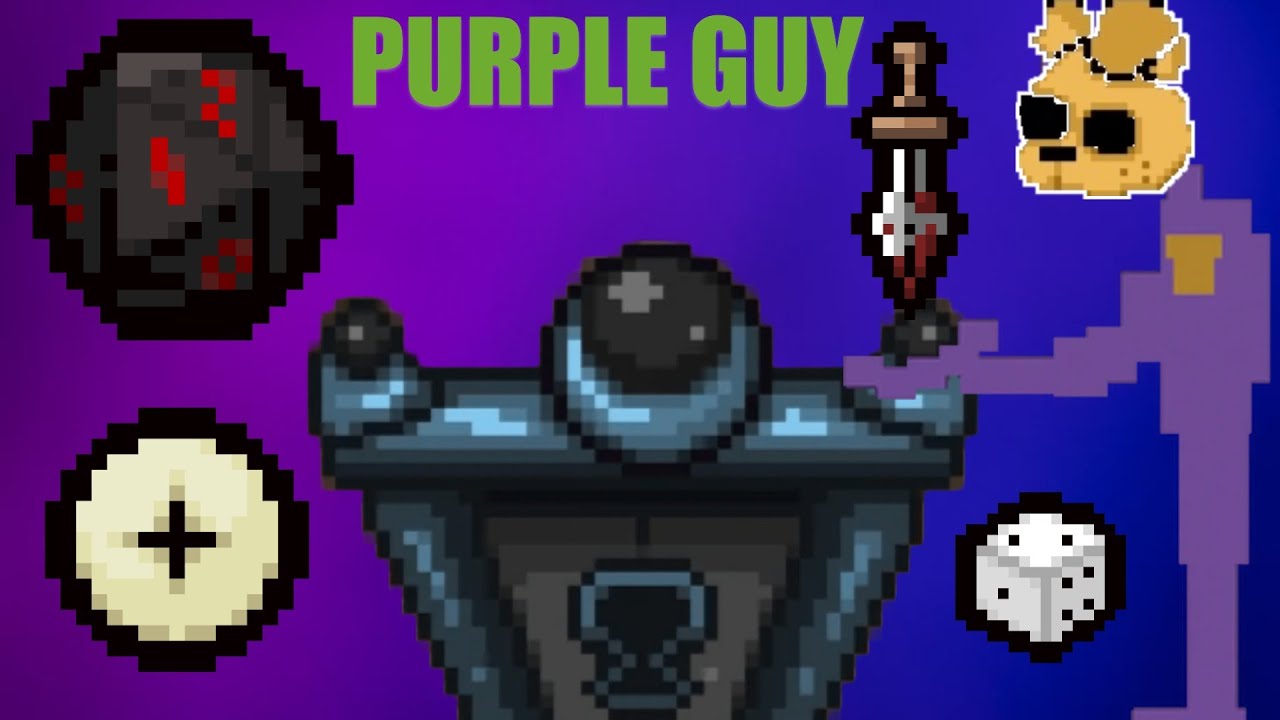 İNANILMAZ KARAKTER Purple Guy Modlu Karakter The Binding Of İsaac Repentance+