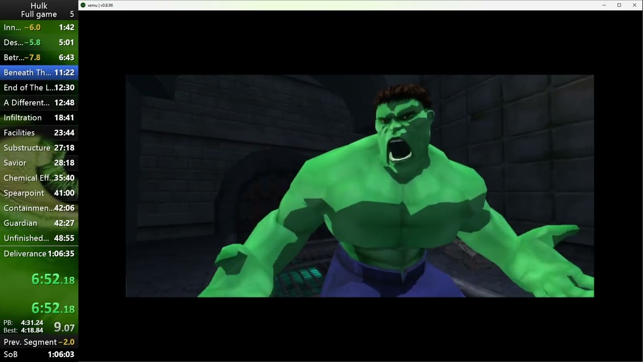 Hulk Cheat% 01:02:40 (World Record)