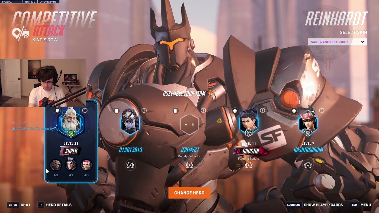 25K DMG! SUPER ZARYA + REINHARDT OVERWATCH 2 SEASON 18 TOP 500 GAMEPLAY