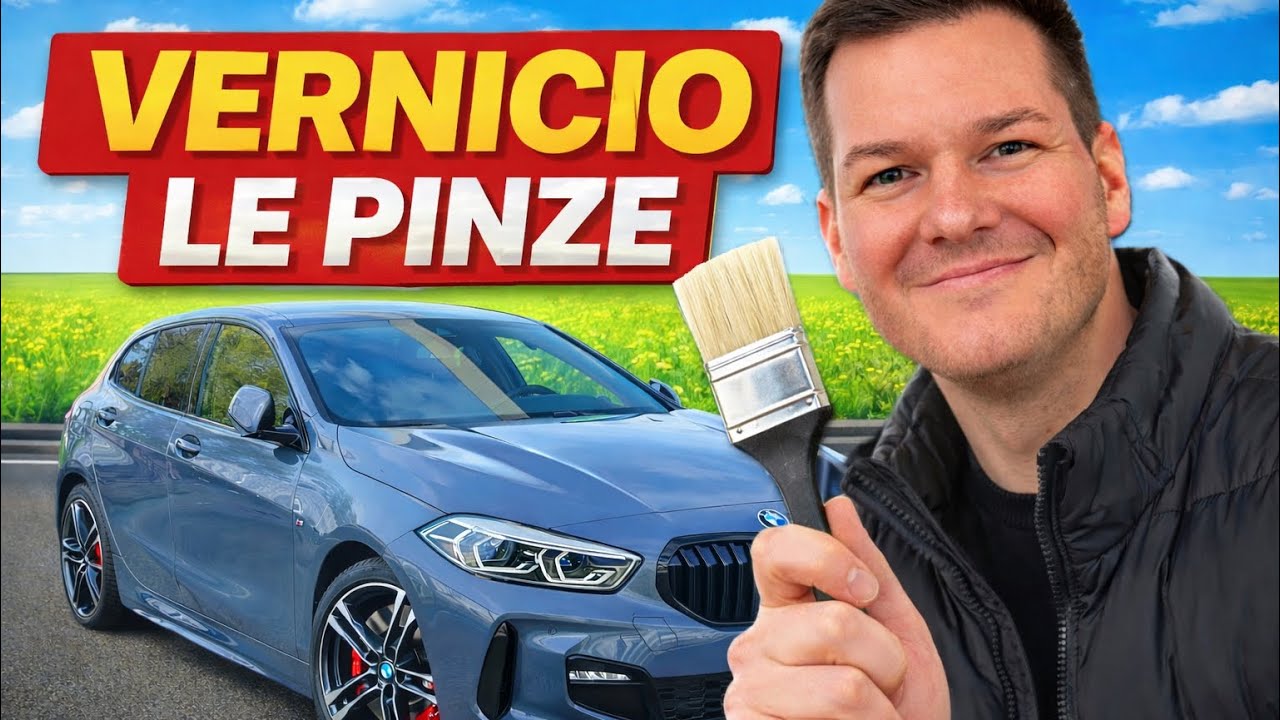 HO VERNICIATO LE PINZE DELLA BMW!