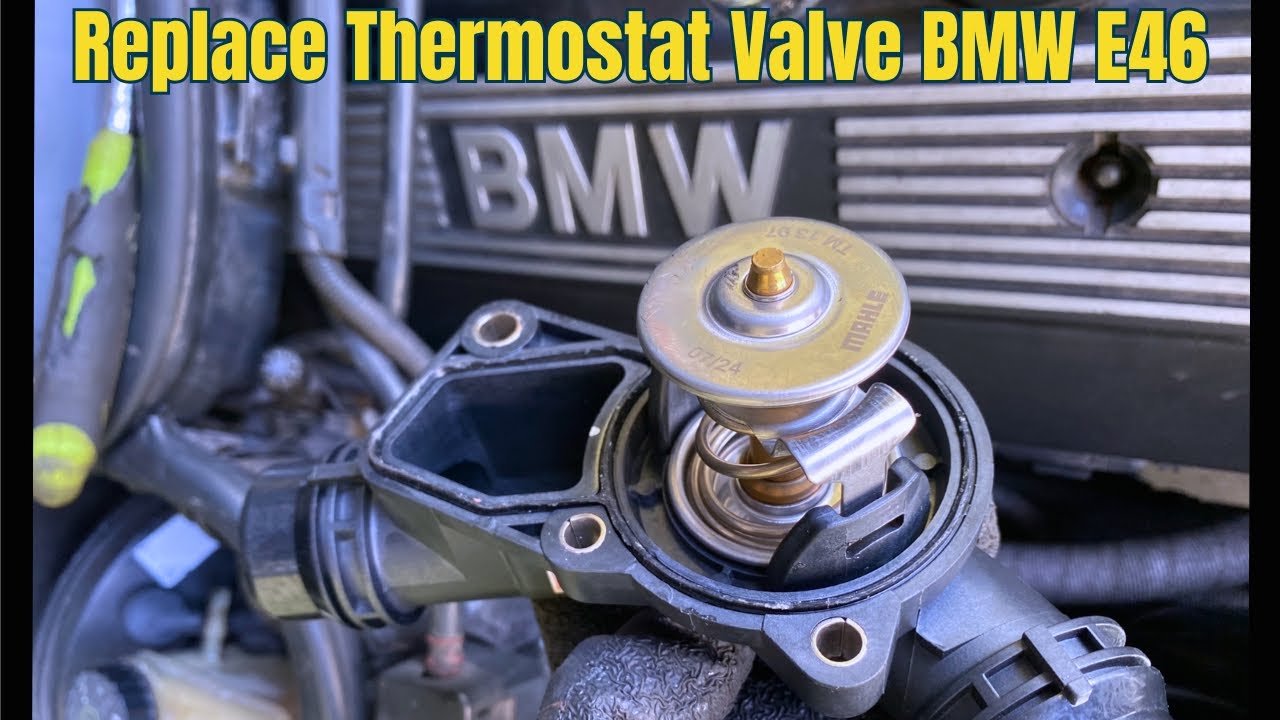 BMW E46 Thermostat Valve Replacement Process 