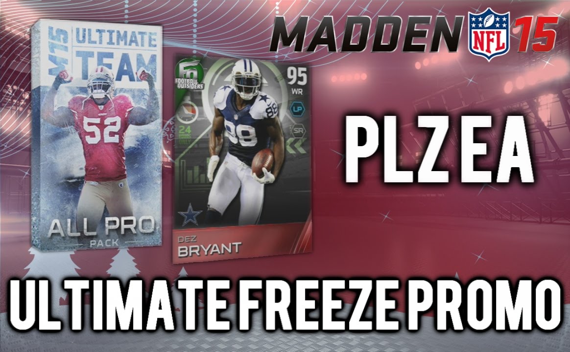 Madden 15 UItimate Team - FROZEN All-Pro Pack Opening - 24Hour Dez Bryant! MUT 15 Christmas Promo