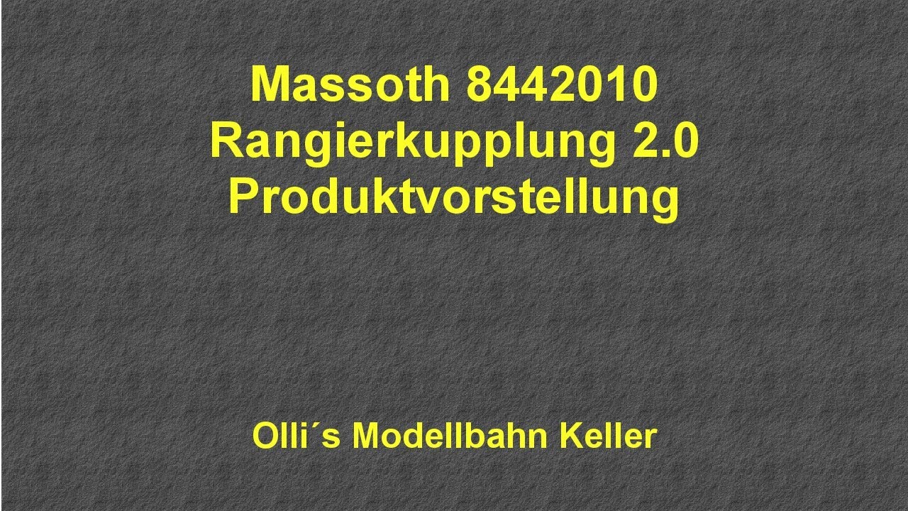 Massoth 8442010 Rangierkupplung 2.0, Produktvorstellung