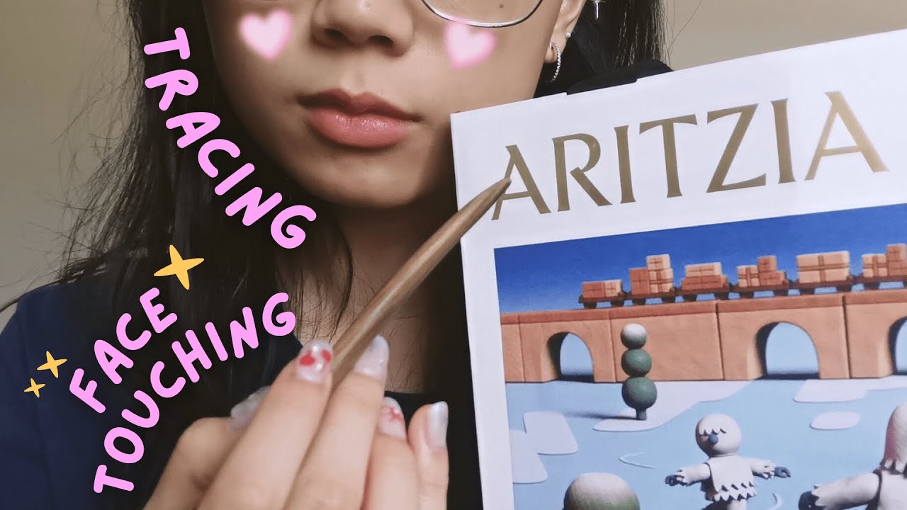 asmr | tracing objects and fixing your face (personal attention, camera touching)