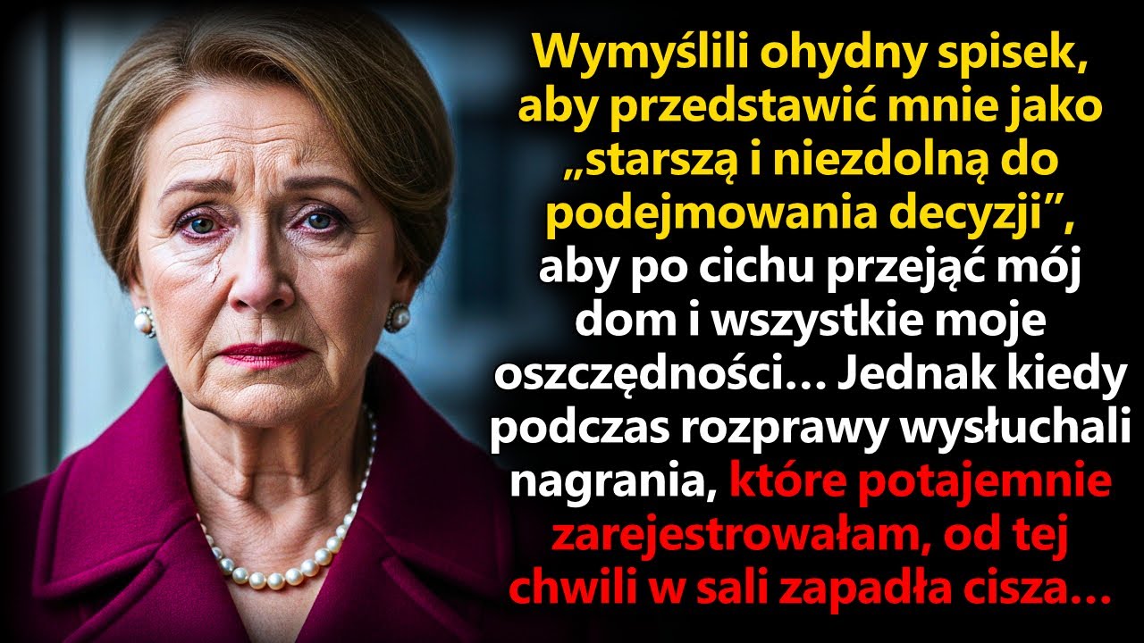 Sędzia zamarł, gdy usłyszał prawdę – ta „bezradna starsza kobieta” była w rzeczywistości...