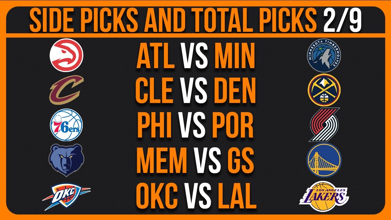 NBA Picks Today 2/9/26 NBA Picks and Predictions NBA Bets Today