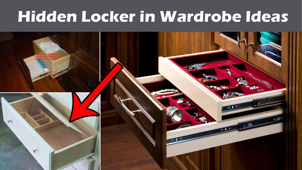 Hidden Locker in Wardrobe | Secret Storage | Hidden Draw Locker Ideas