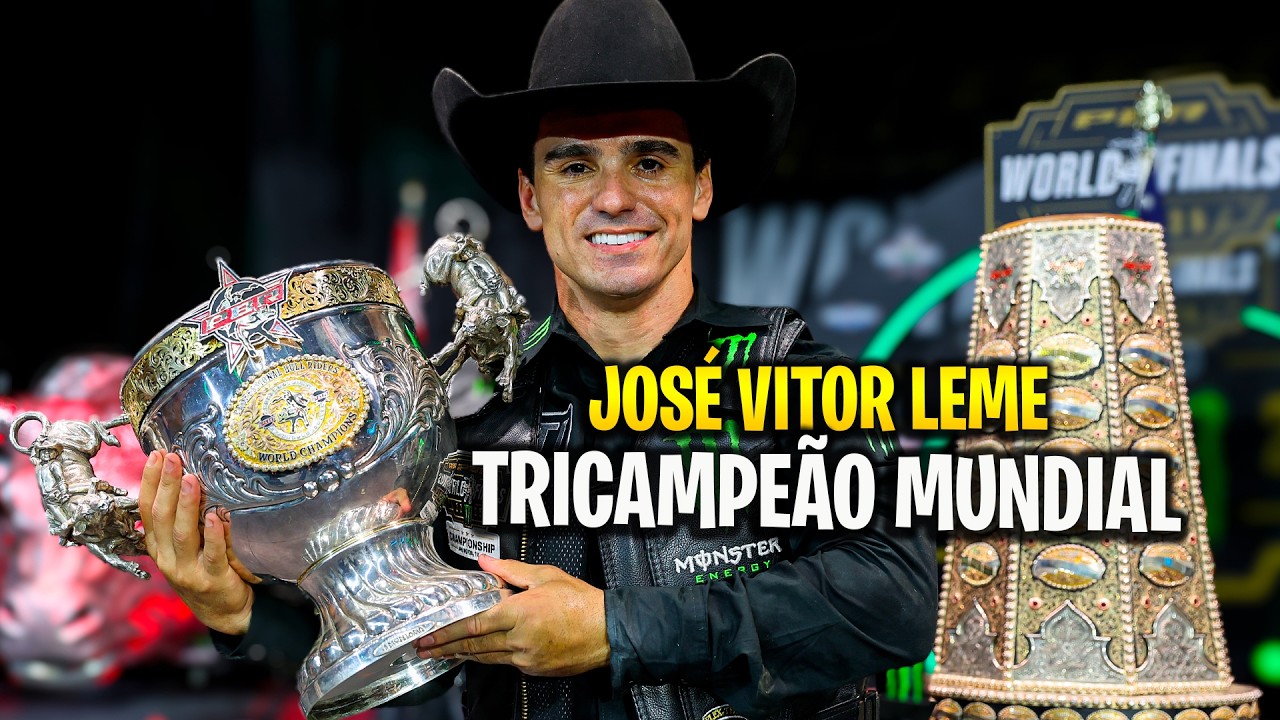 José Vitor Leme é TRICAMPEÃO MUNDIAL da PBR