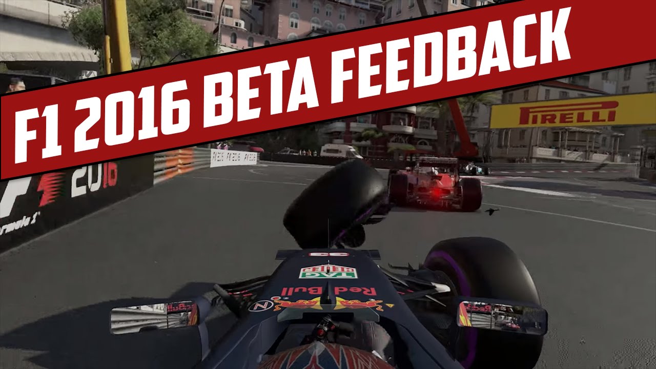 F1 2016 Beta Feedback