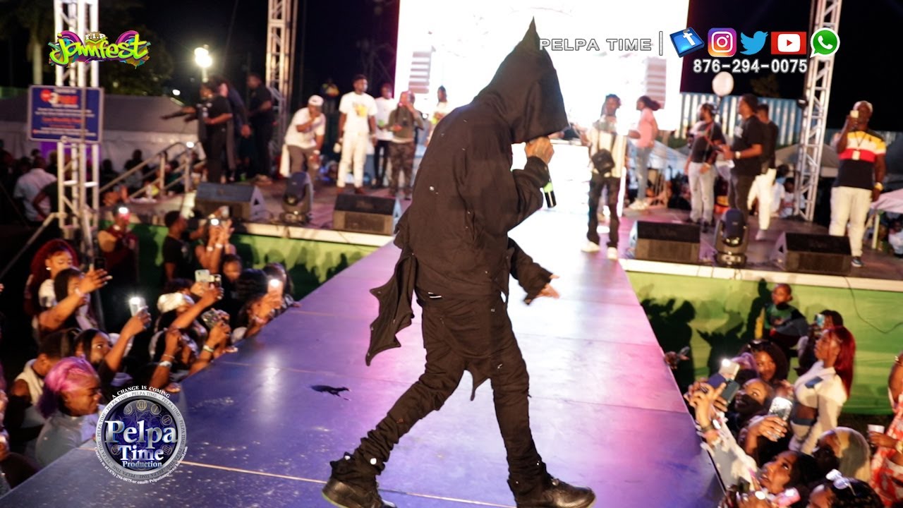 KRAFF the grim reaper came to steal alot of souls it was a eerie performance AT JAMFEST