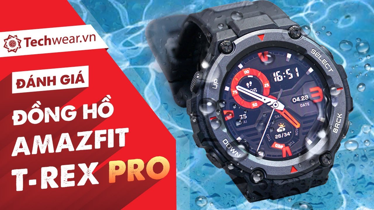Đánh giá 🔥 Amazfit T-REX PRO 🔥 - Chống nước 10ATM độ sâu 100m, bản nâng cấp liệu có XỨNG ĐÁNG ?
