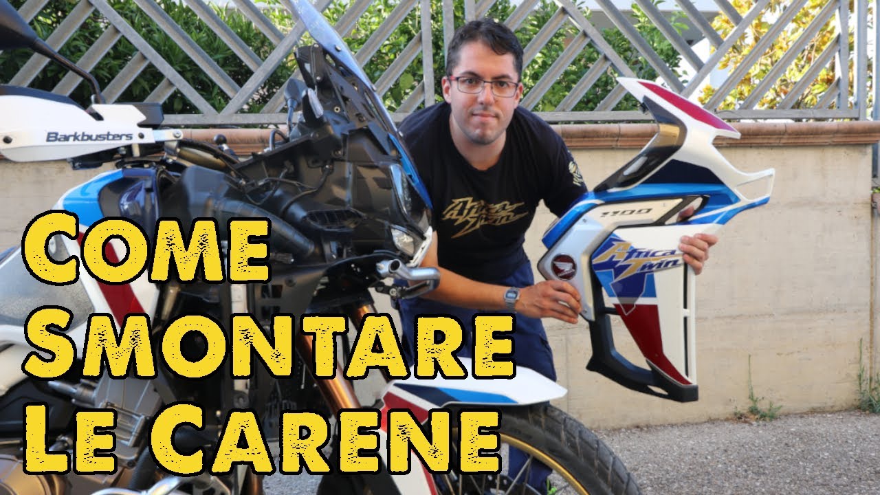 COME SMONTARE LE CARENE DELL'HONDA AFRICA TWIN 1100!!! Tutorial e linee guida.