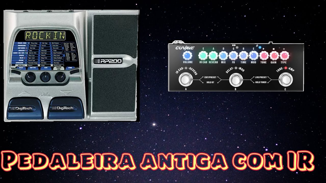 Digitech RP200 com IRs do Cuvave 