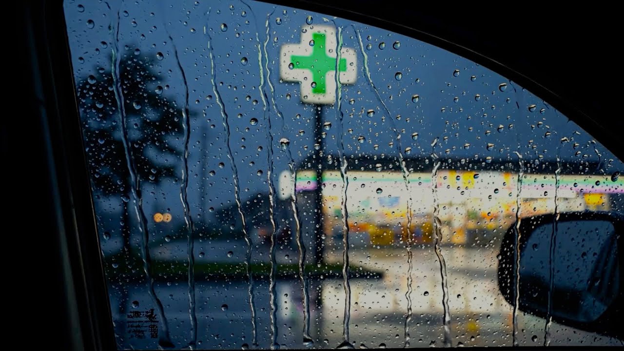 ASMR Heavy Rain Tapping on a Car ⛈️ For Deep Sleep, Relaxation, Beat Insomnia