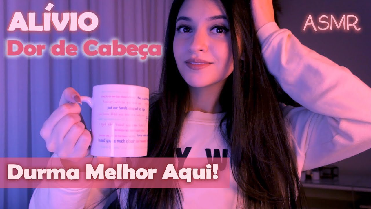 ASMR ALÍVIO ABSOLUTO DA DOR DE CABEÇA ☼ Massagem (Creme) l ASMR BR