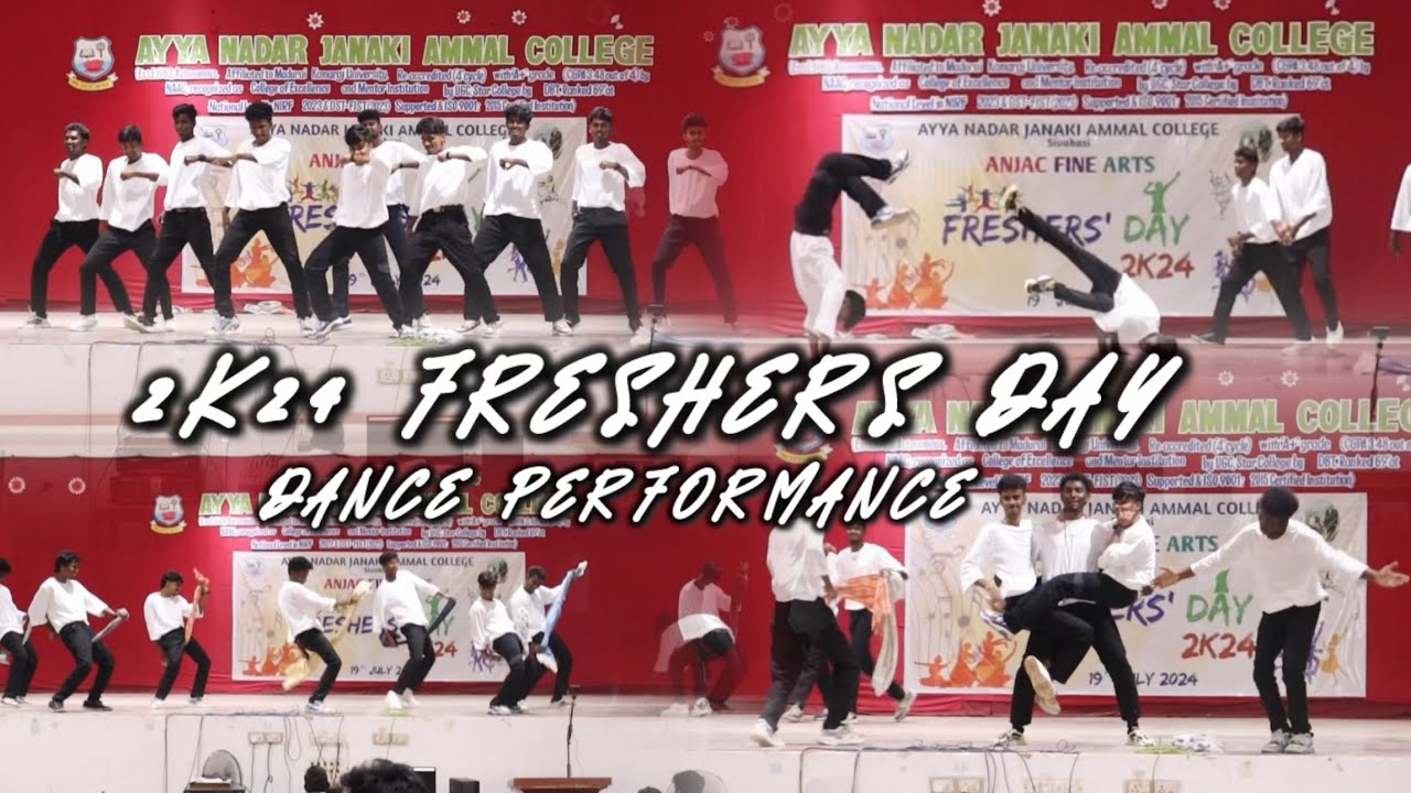 FRESHERS DAY | DANCE | PERFORMANCE | ANJAC | #trending #dance #clglife #tamil
