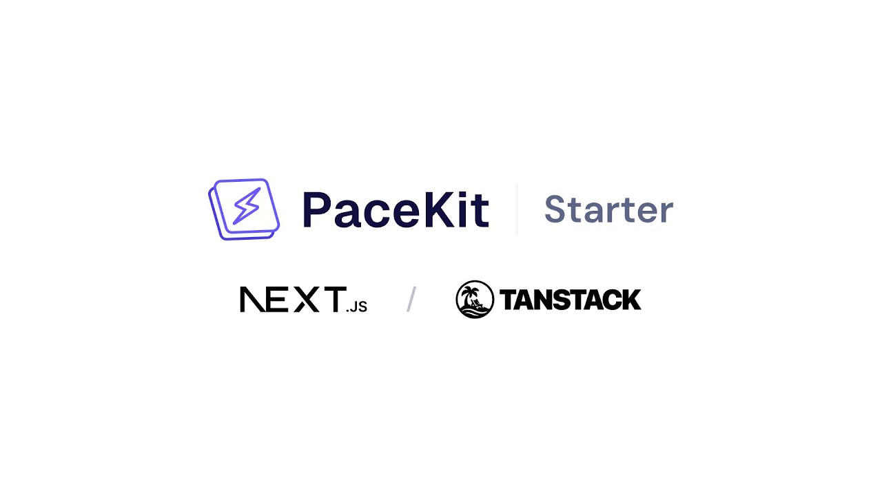PaceKit: The Ultimate Next.js & TanStack Start SaaS Boilerplate