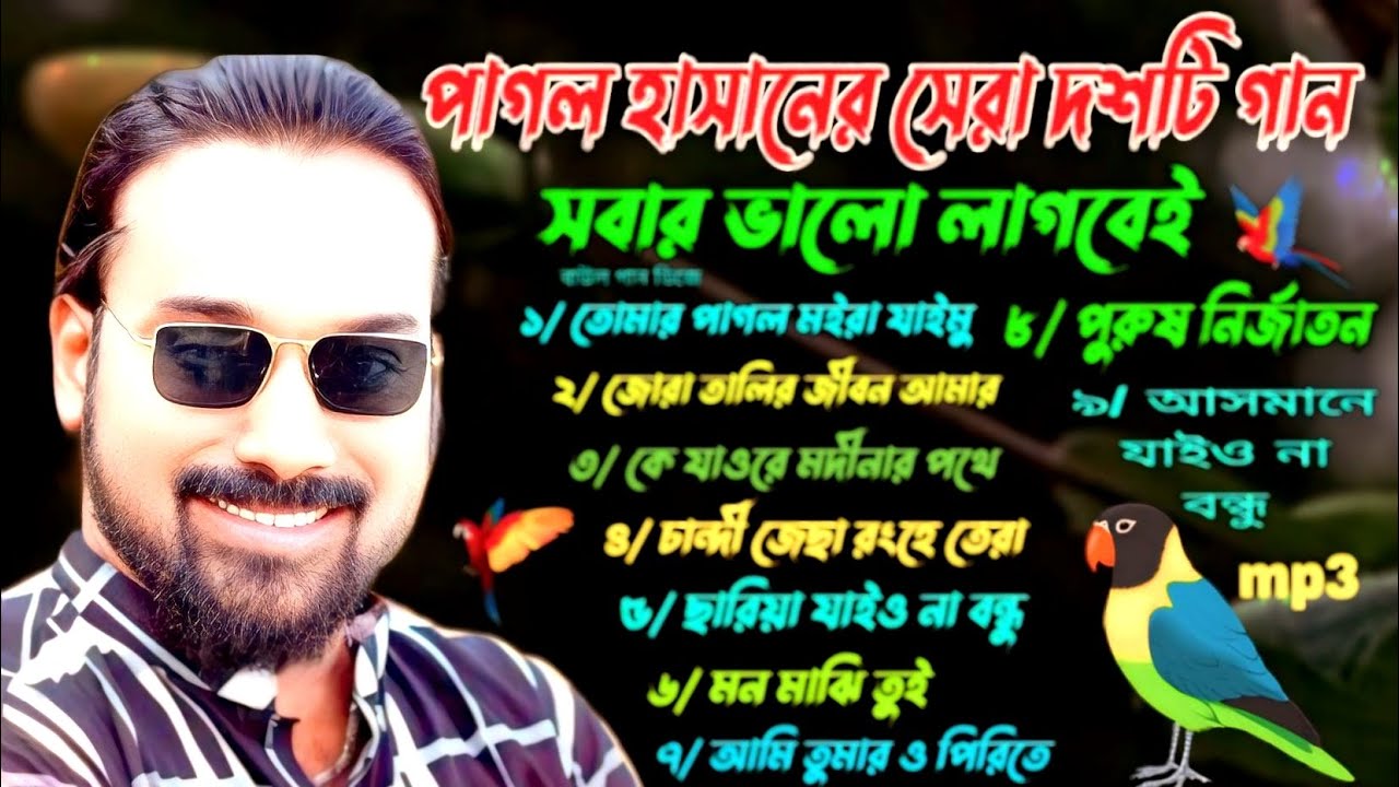 পাগল হাসানের সেরা দশটি গান | পাগল হাসান বাউল গান | Baul Pagol Hasan | Pagol Hasan All Song