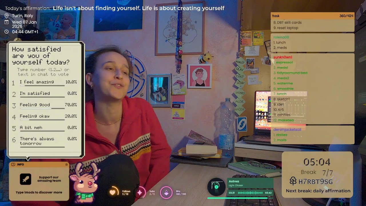 Work with me ✧ lurker friendly | 7th January