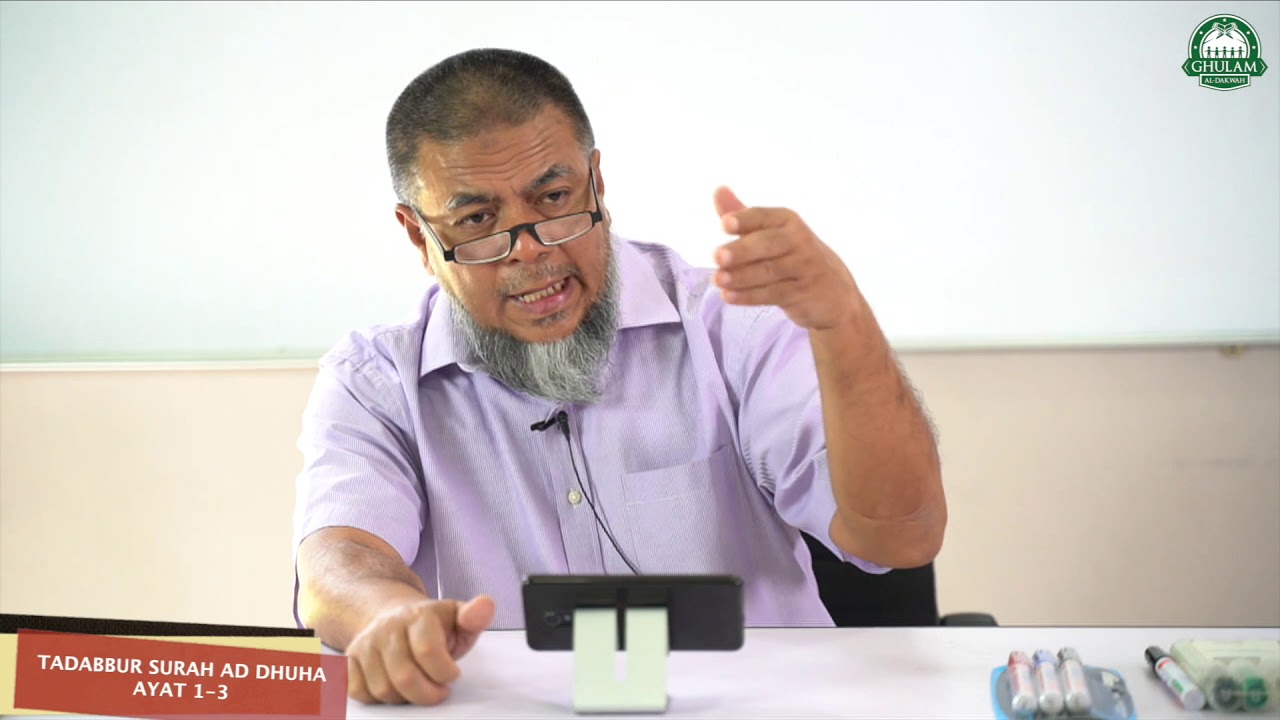 6 Julai 2020 || Tadabbur Surah Ad Dhuha ayat 1-3 || Ustaz Abd Muein Abd Rahman