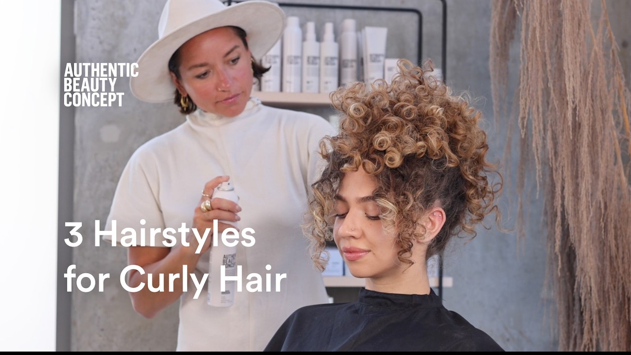 Three Hairstyles for Curly Hair | Tutorial with Juliette den Ouden