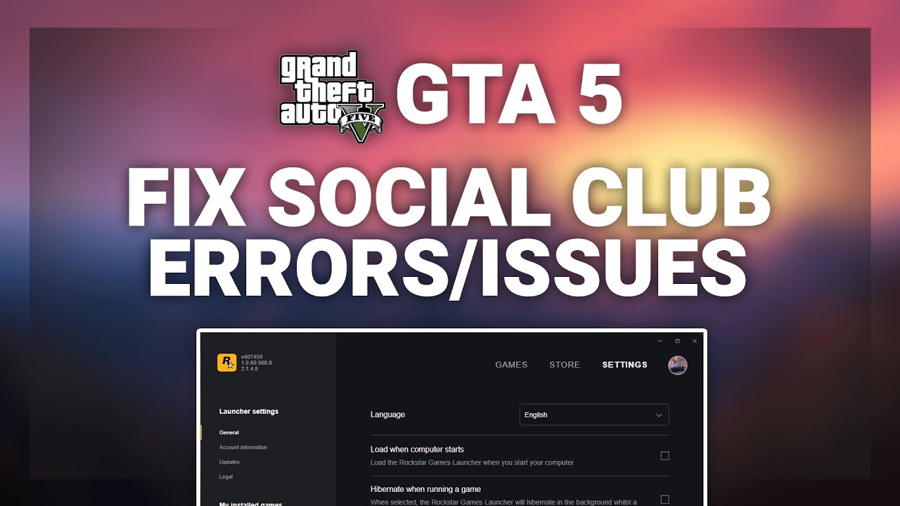 GTA 5 – How to Fix Social Club Error in GTA 5! | Complete 2025 Guide