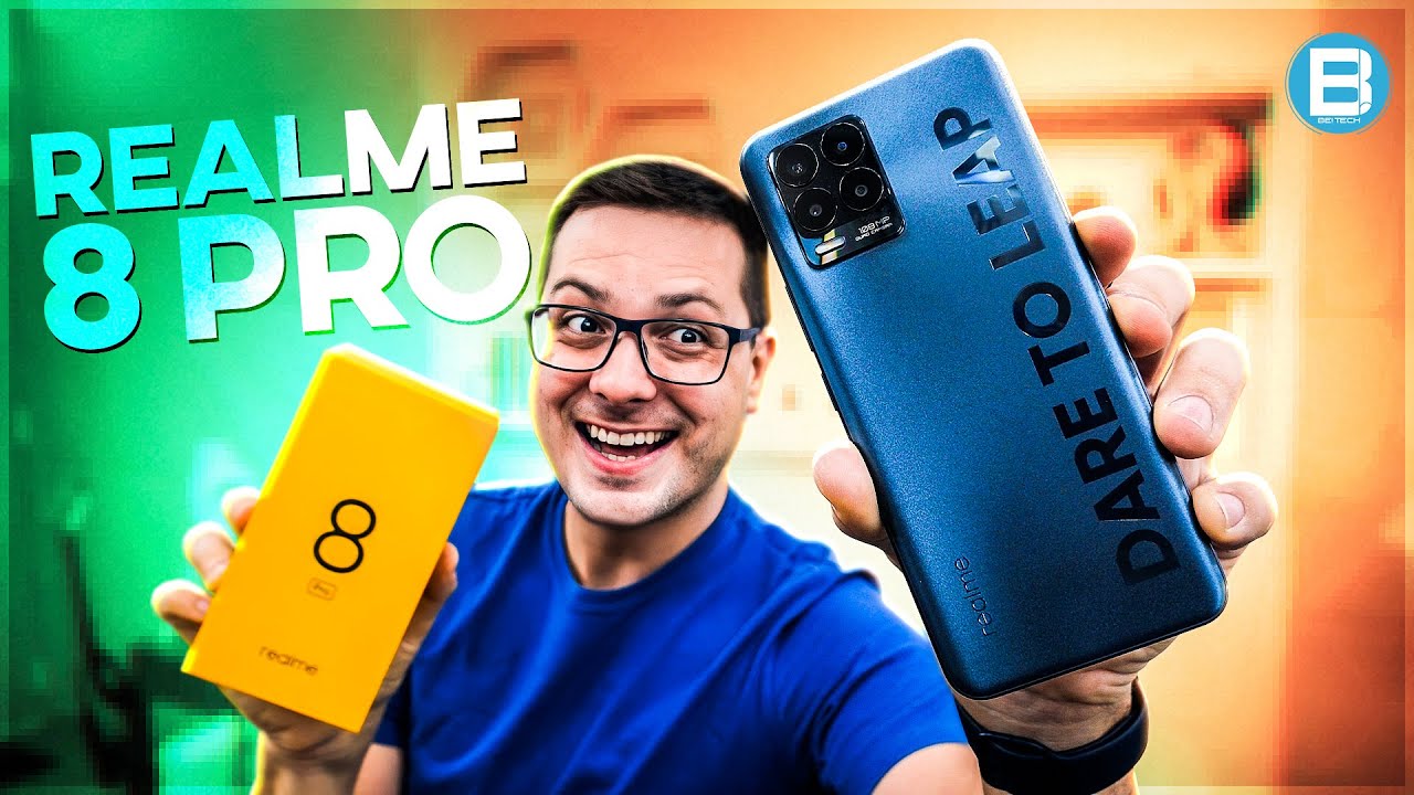 Realme 8 Pro! CÂMERA de 108MP chegou BATENDO FORTE? Bora DESCOBRIR! Unboxing e impressões!