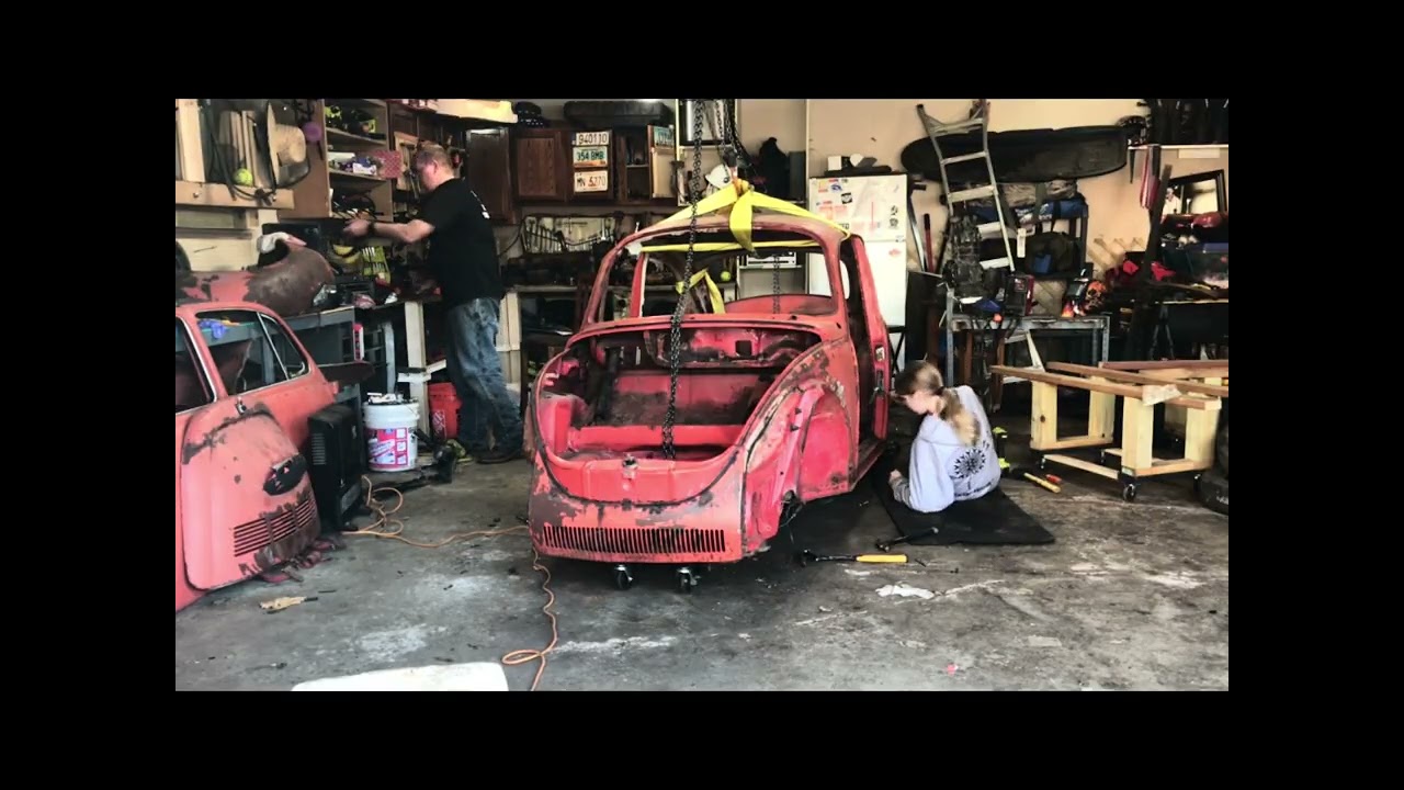 Episode 2: installing floor pans to my 1974 super beetle ￼