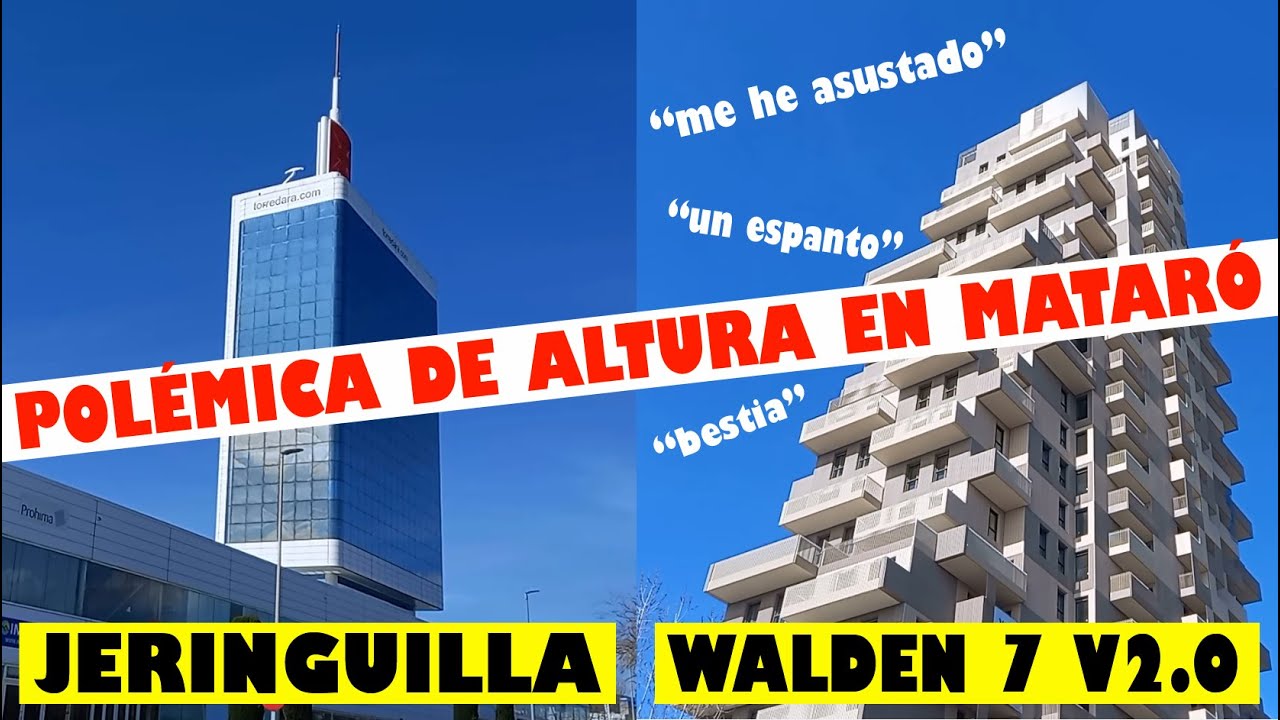 La TORRE BARCELÓ DIVIDE a la POBLACIÓN de MATARÓ [MI OPINIÓN como ARQUITECTO]
