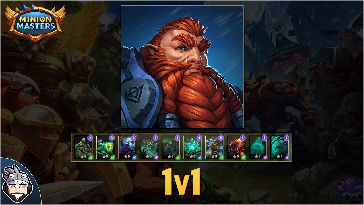 Minion Masters 1v1 - Tronveir + Accursed - High Elo Gameplay - No Commentary - Chill