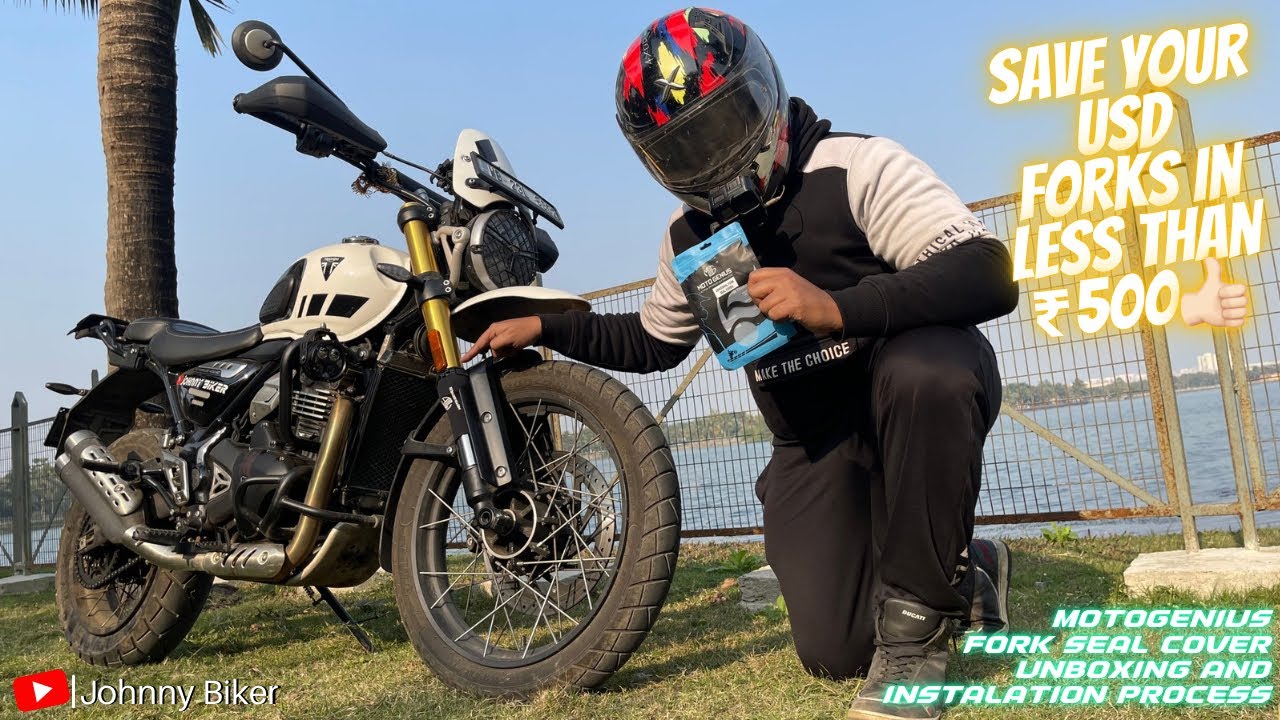 Moto Genius Universal Fork Seal Cover Installation Process || Save Your Fork Seal in Less than ₹500