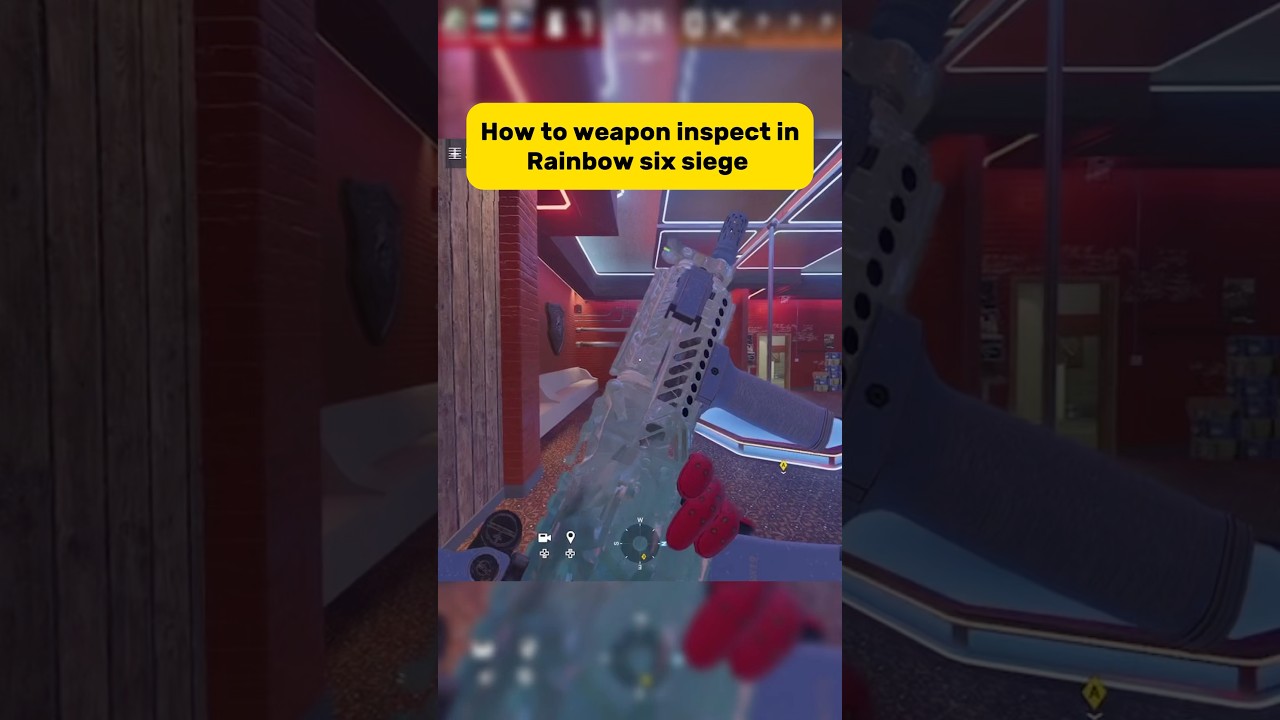 How to weapon inspect in rainbow six siege#gaming#rainbowsix#guide#trending#edit#clip#inspect￼